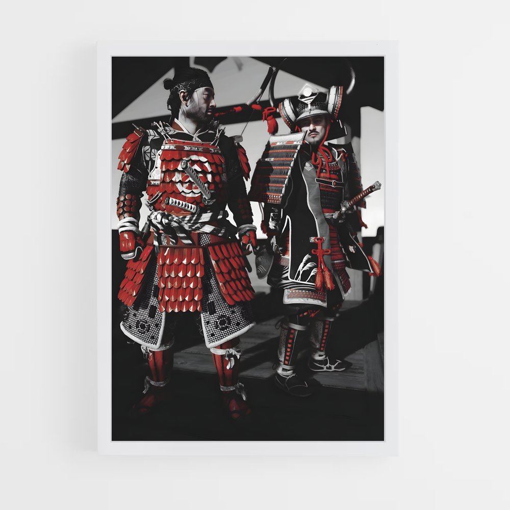 Poster L'Héritage du Samurai – affiche Ghost of tsushima (vue 3)
